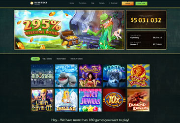 IrishLuck Rival Powered pokies logo